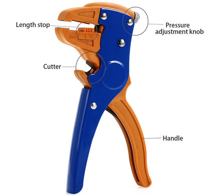 Self-Adjusting Wire Stripper